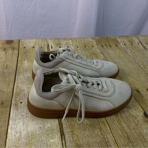 Women's‎ Athletic Sneakers - Cream and Brown